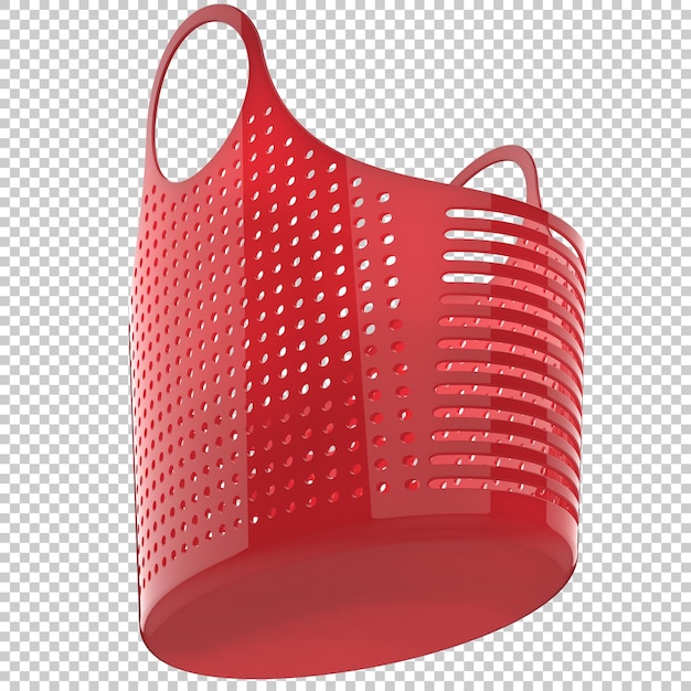 PSD bolsa de supermercado en la ilustración de renderizado 3d de fondo transparente