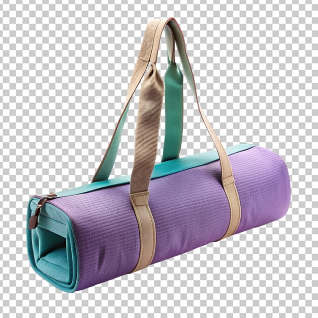 PSD bolsa de yoga de fondo transparente