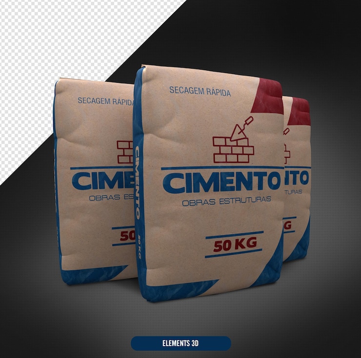 PSD bolsas de cemento de construcción