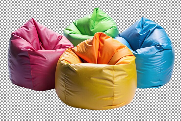 PSD las bolsas de frijoles son un lugar cómodo para relajarse y divertirse