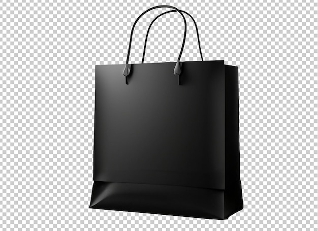 Bolso de compras negro 3d