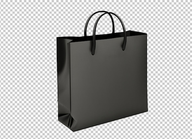 Bolso de compras negro 3d