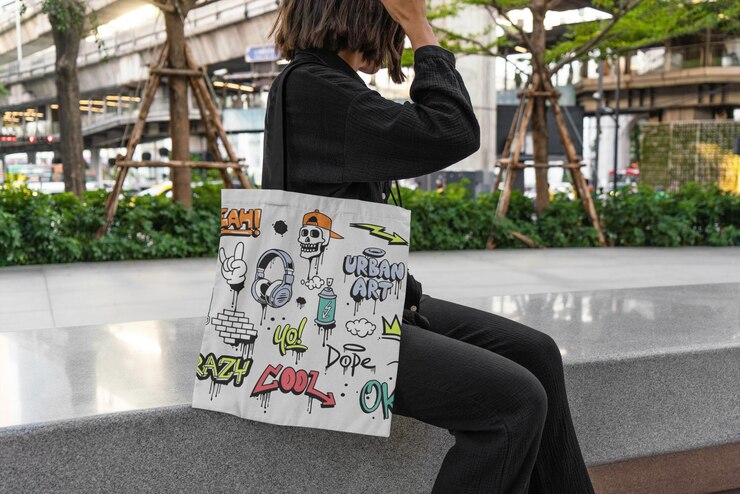 Bolso de Tote de Graffiti Urbano