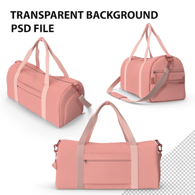 PSD bolso de gimnasia para mujeres png