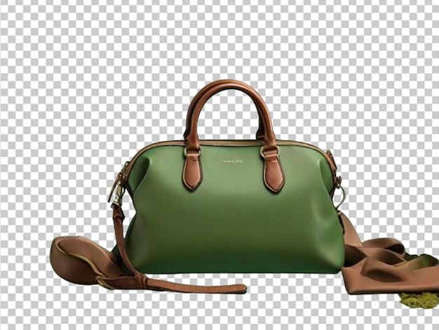 PSD bolso de mano verde para mujeres