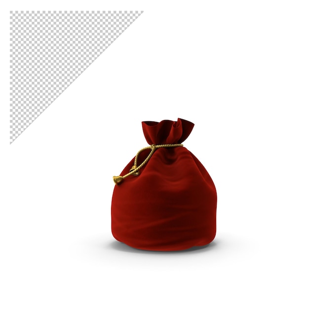 Bolso De Papá Noel PNG