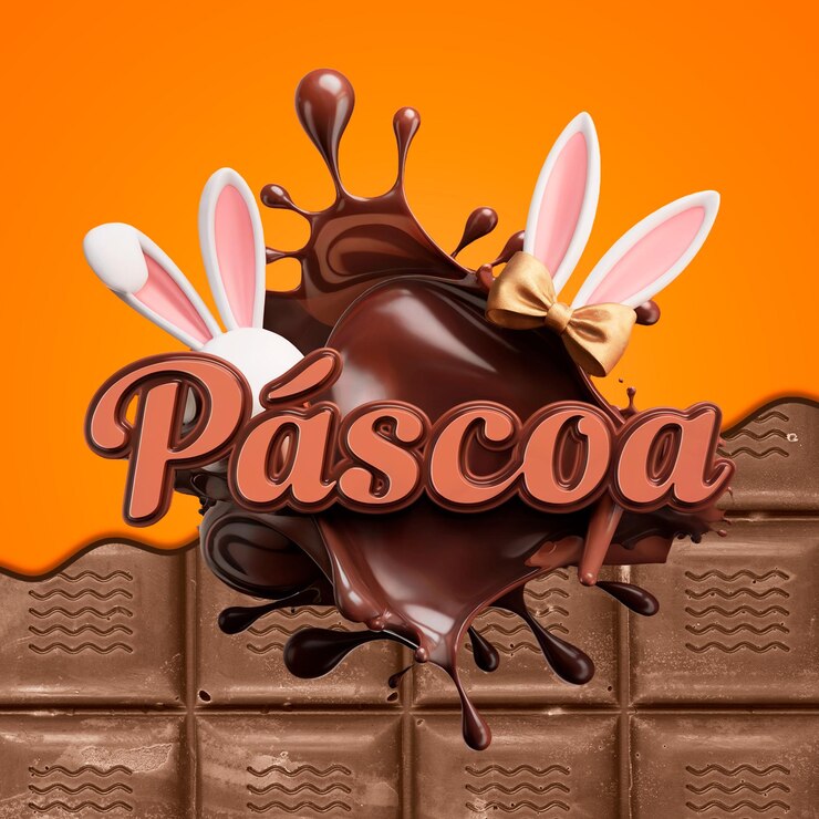 PSD un bon chocolat de pâques