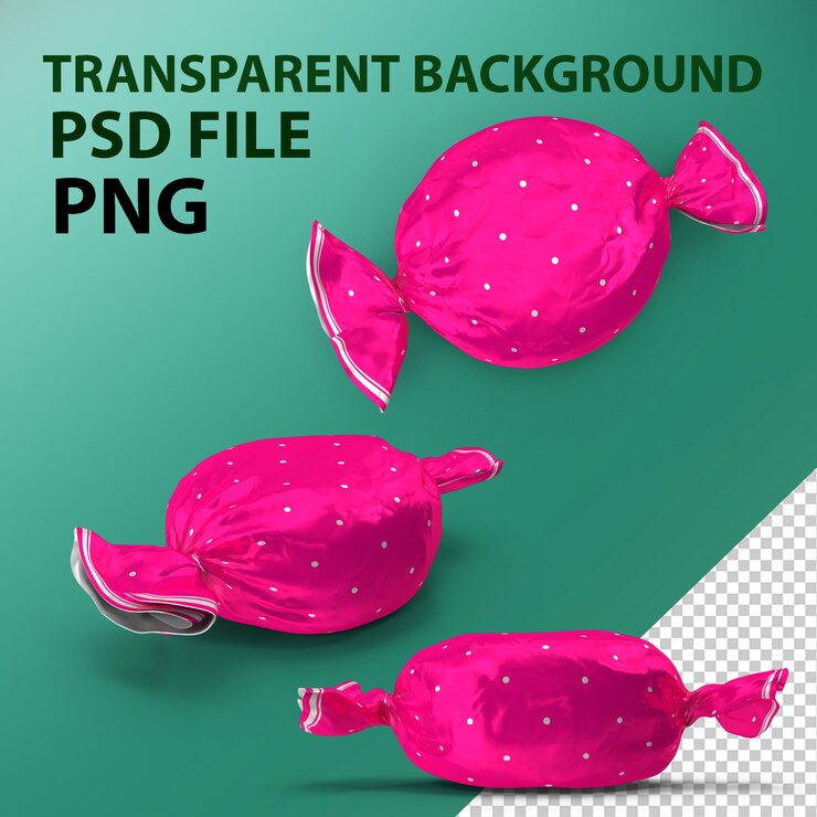 PSD bonbon dur png