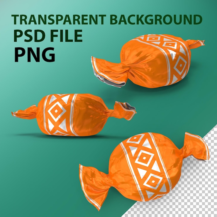 PSD bonbon dur png