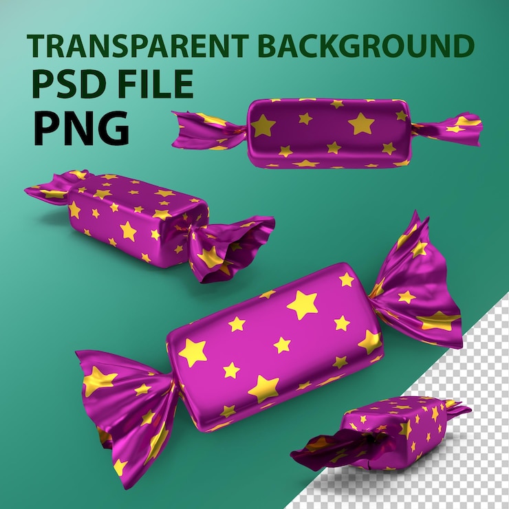 PSD bonbon png