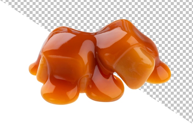 PSD bonbons au caramel isolés