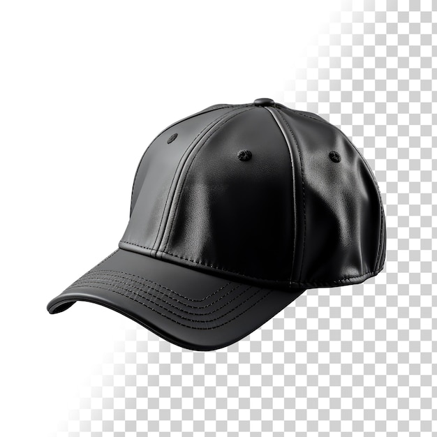 Boné preto psd 3d isolado