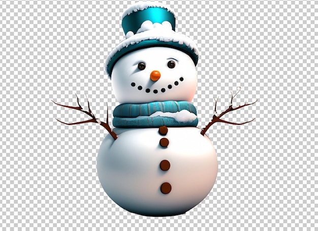 Bonhomme de neige de Noël 3D