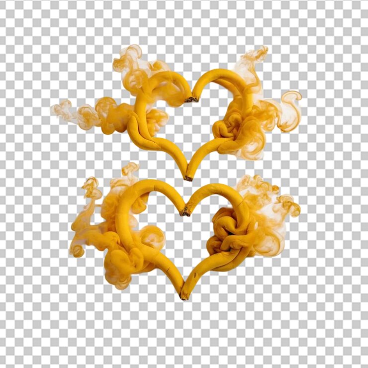 PSD un bonito corazón de confeti