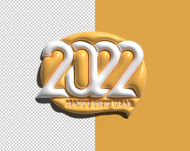 Bonne Année 2022 Conception Typographie Texte Fichier Psd Transparent