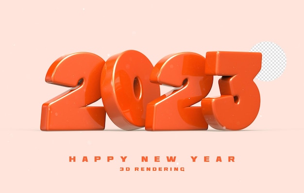 Bonne année 2023 numéro 3d