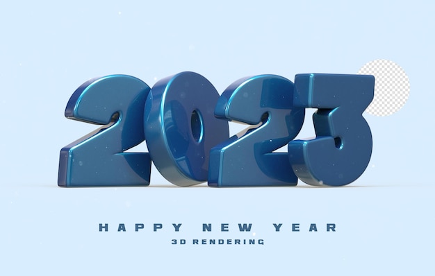 Bonne année 2023 numéro 3d