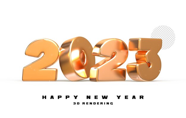 Bonne année 2023 numéro 3d
