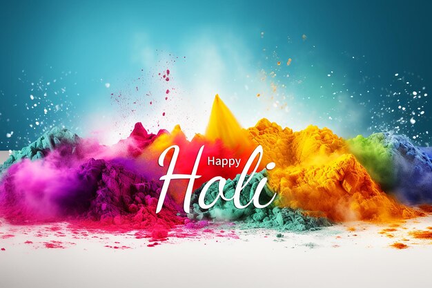 PSD bonne célébration du festival de holi