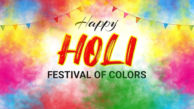 Bonne fête des couleurs de Holi