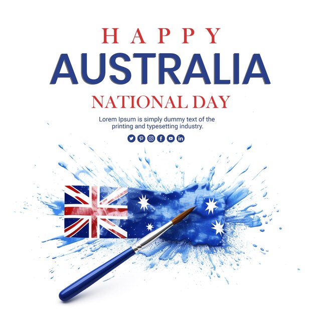 PSD bonne fête nationale de l'australie