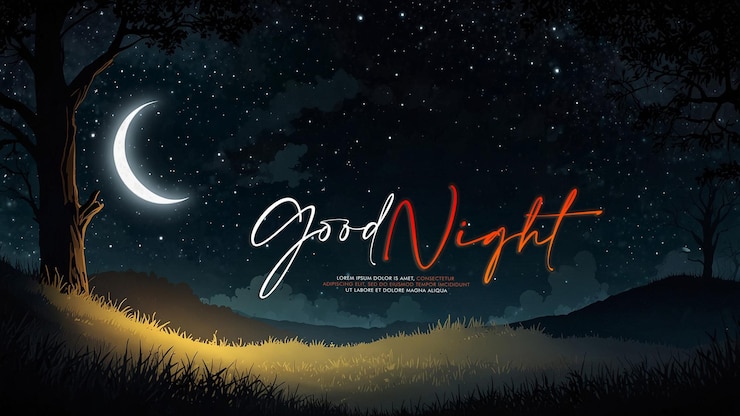 PSD bonne nuit et doux rêves
