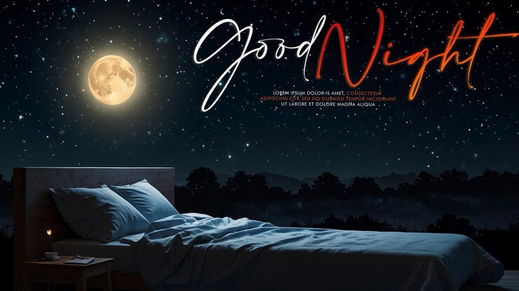 PSD bonne nuit et doux rêves