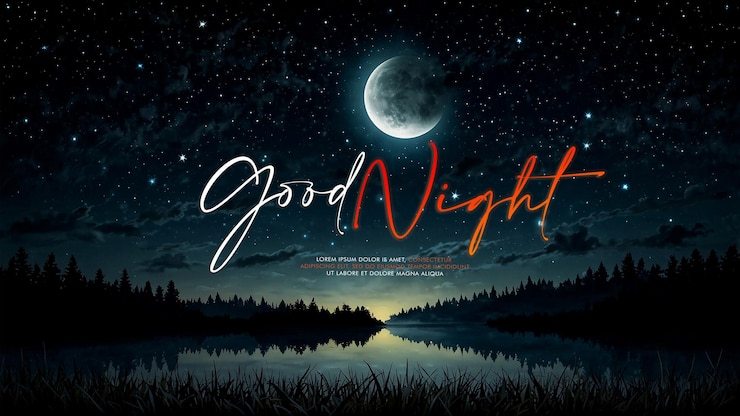 PSD bonne nuit et doux rêves