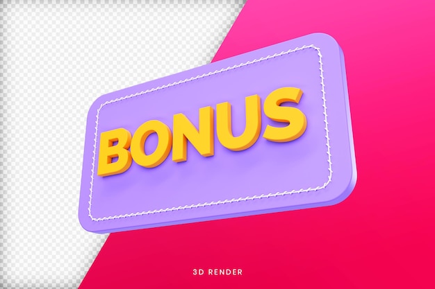 Bônus banner 3d