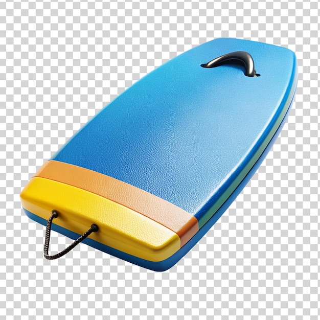 PSD boogie board isolado em fundo transparente