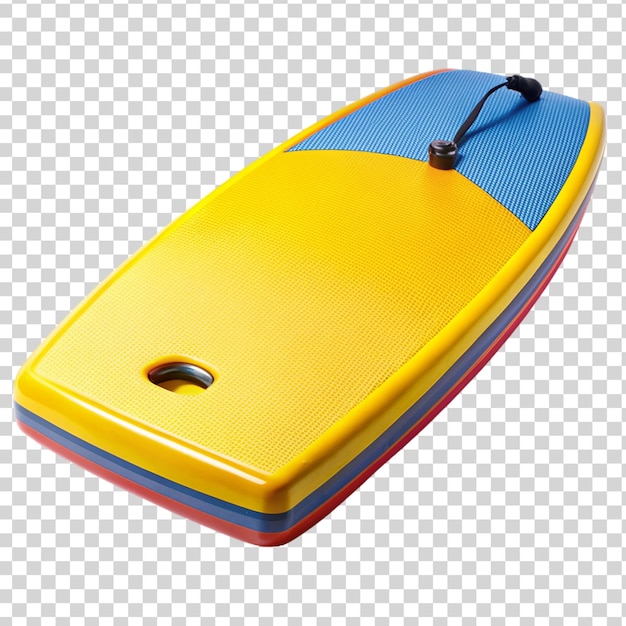 PSD boogie board isolado em fundo transparente