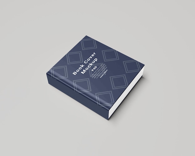 Book Cover Mockup in Stationary Setting