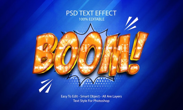 PSD boom! 3d-texteffekt