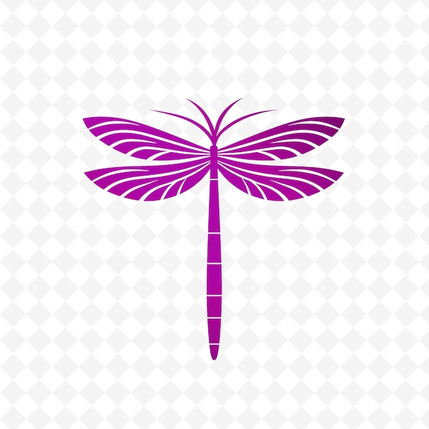 PSD borboleta roxa em um fundo branco ilustração de arte vetorial