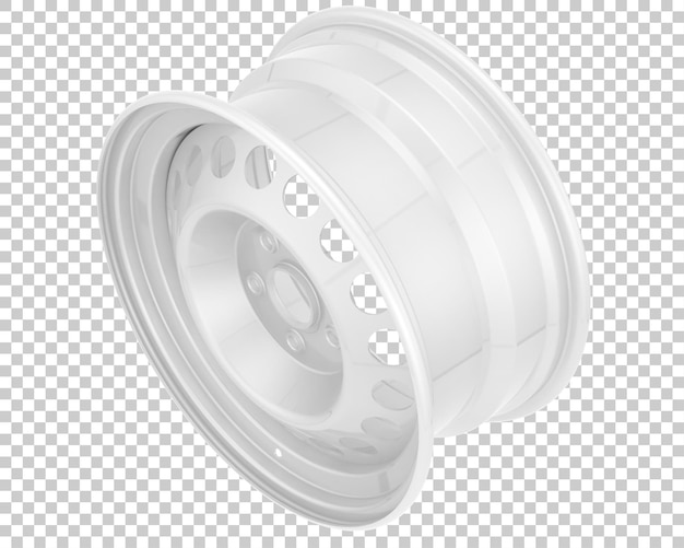 Borde aislado en la ilustración de representación 3d de fondo transparente