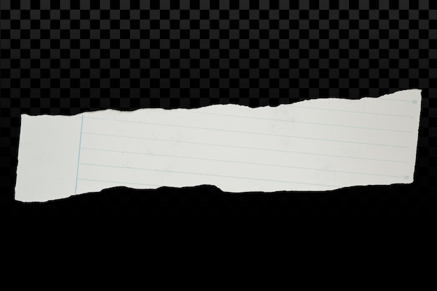borde de papel roto
