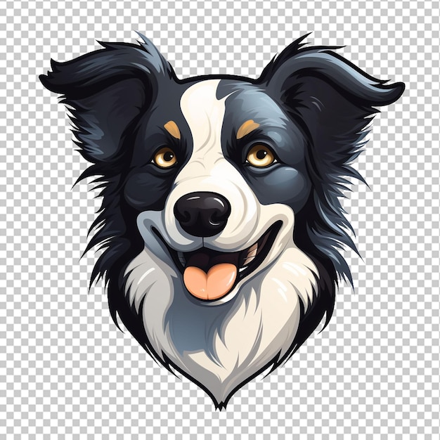 PSD border-collie-maskottchen-logo