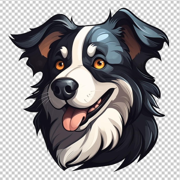 PSD border-collie-maskottchen-logo