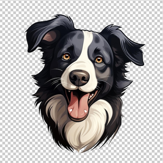 PSD border-collie-maskottchen-logo