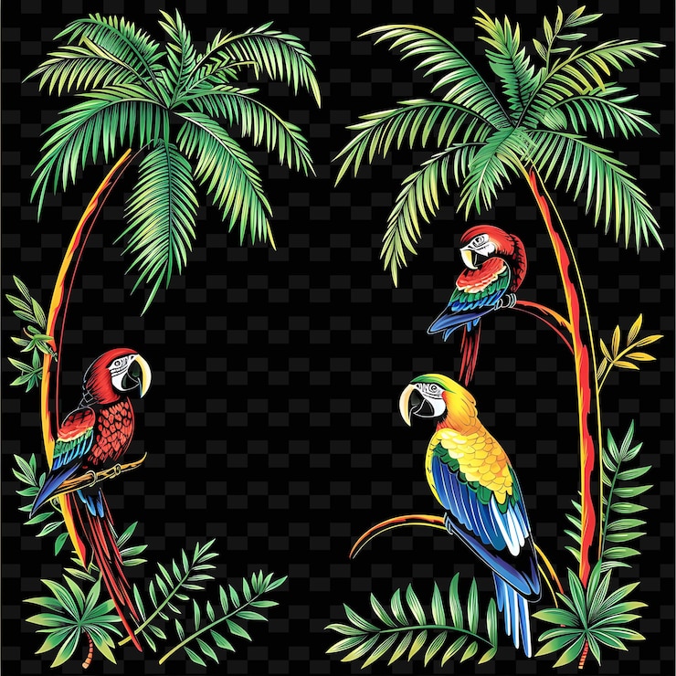 PSD borderline designs patterns and natureinspired frames for captivating digital art and prints