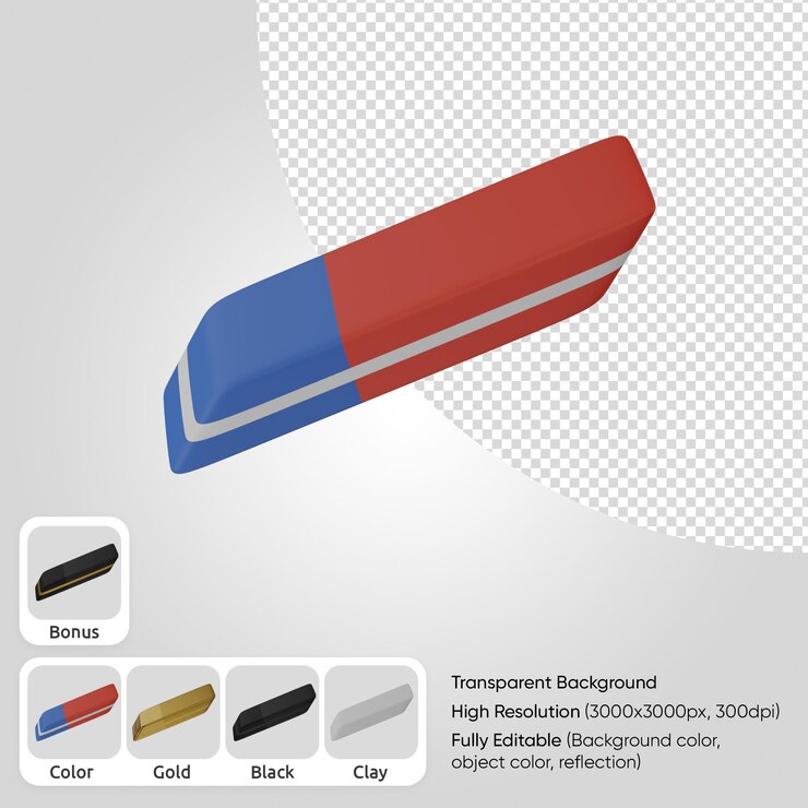 PSD borracha 3d
