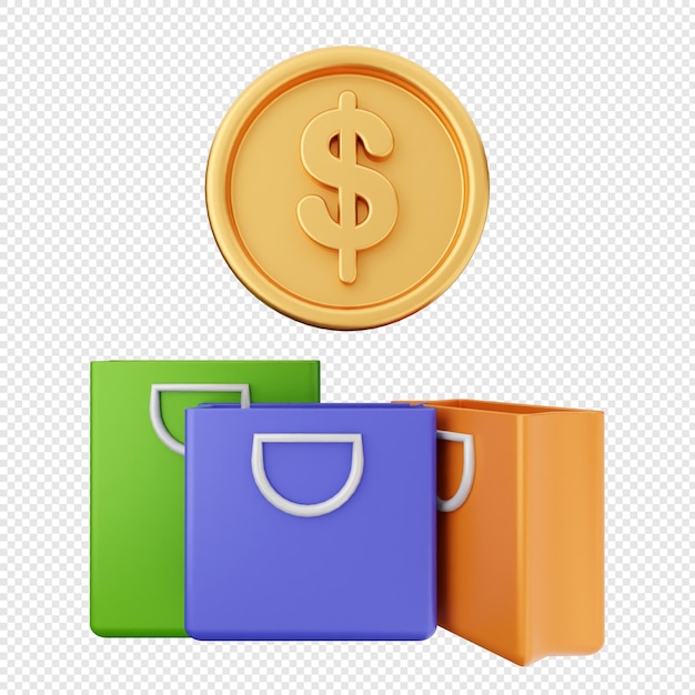 borsa di acquisto online di transazioni monetarie 3D