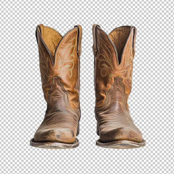 PSD botas aisladas de fondo transparente