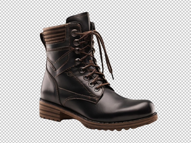 PSD botas em fundo transparente