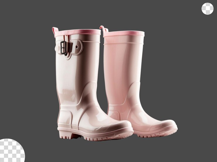 PSD las botas de lluvia png transparentes