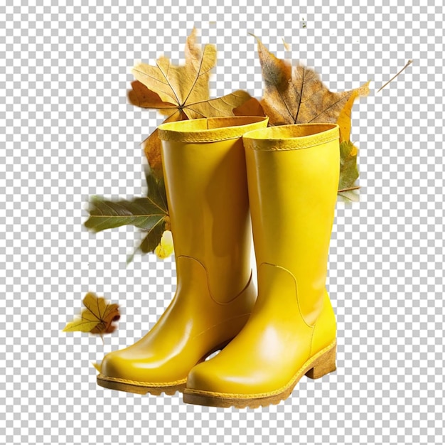 Las botas de otoño aisladas