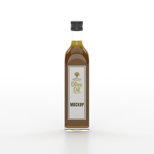 Una botella de aceite de oliva con una etiqueta que dice "aceite de oliva".