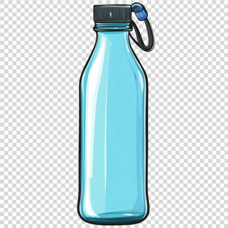 PSD botella de agua de alta calidad png para diseños de bebidas refrescantes