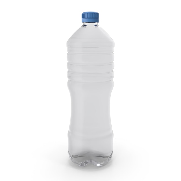 Botella de agua de plástico