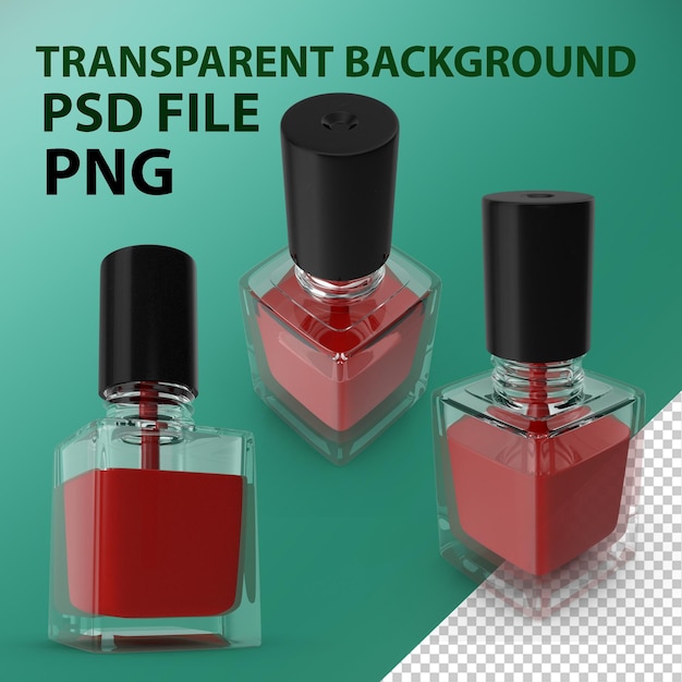 Botella De Esmalte De Uñas PNG